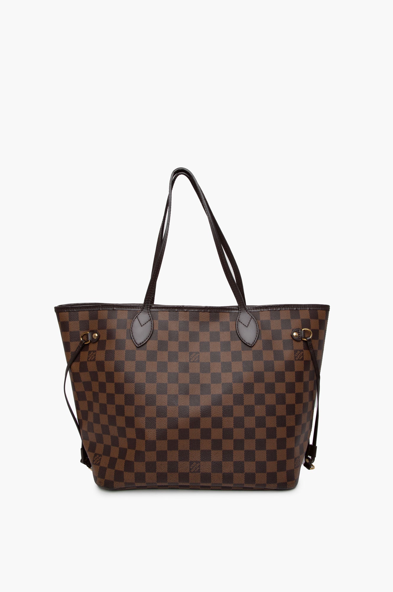 Louis Vuitton Damier Ebene Neverfull Bag MM with Pouch