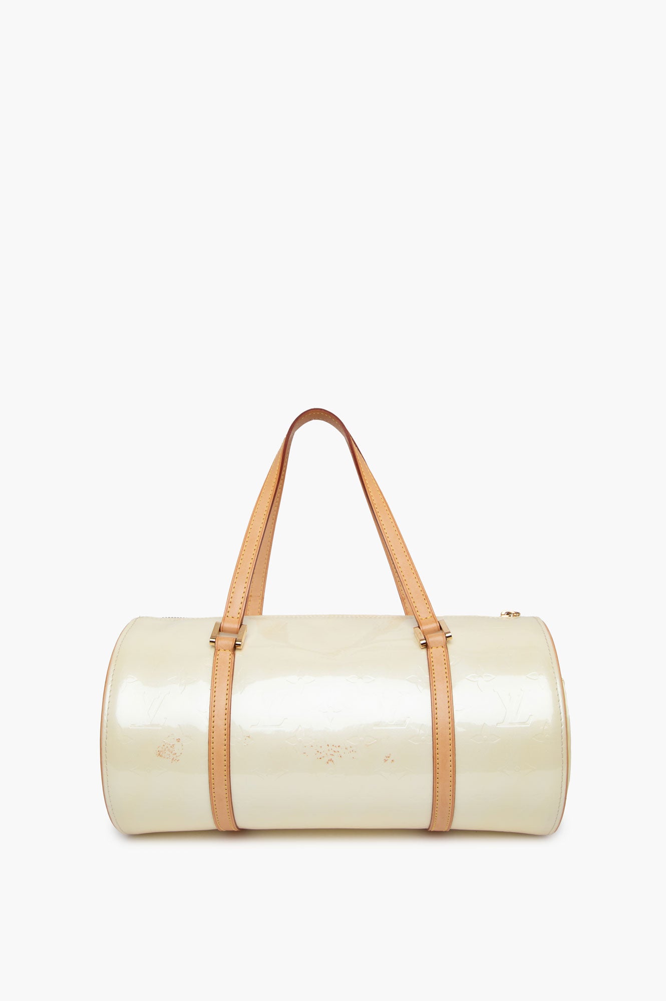 Louis Vuitton Yellow Leather Monogram Papillion Bag