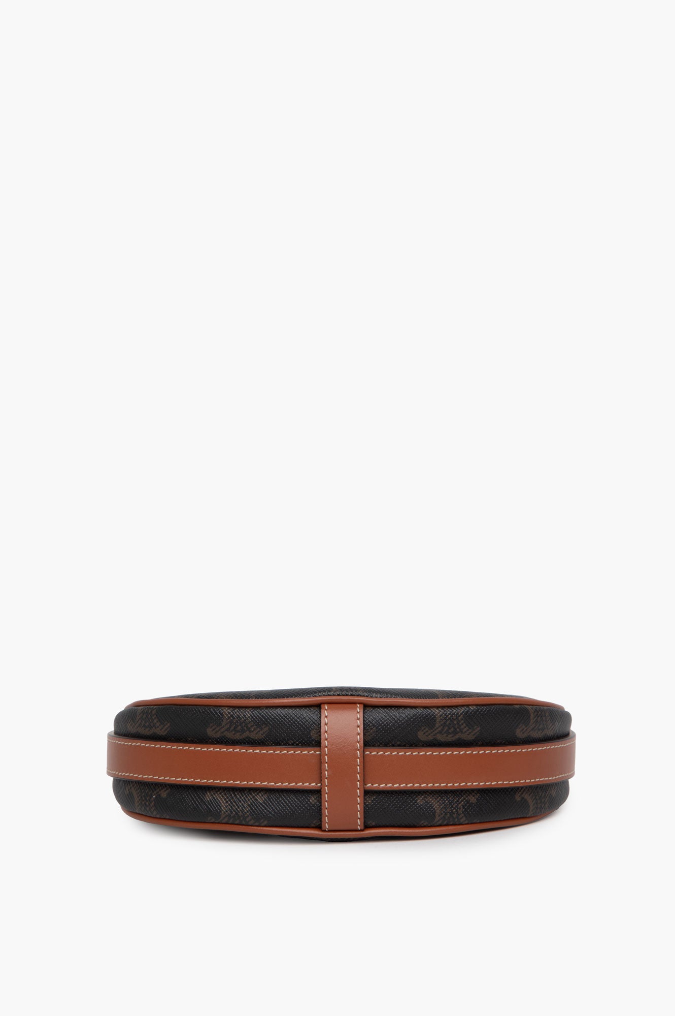 Celine Brown Triomphe Canvas Mini Ava Bag