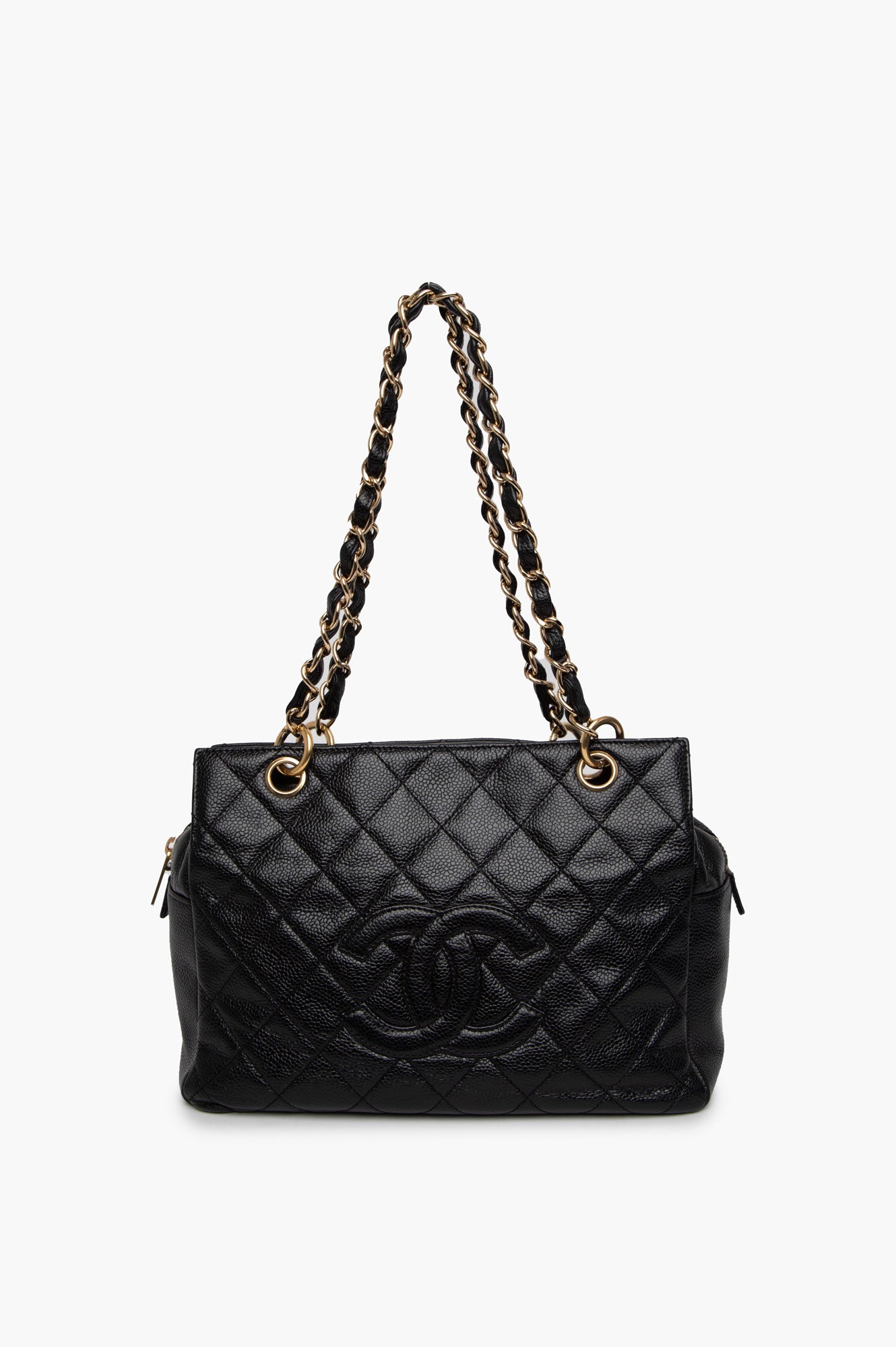 Chanel Black Petite Timeless Tote Shoulder Bag