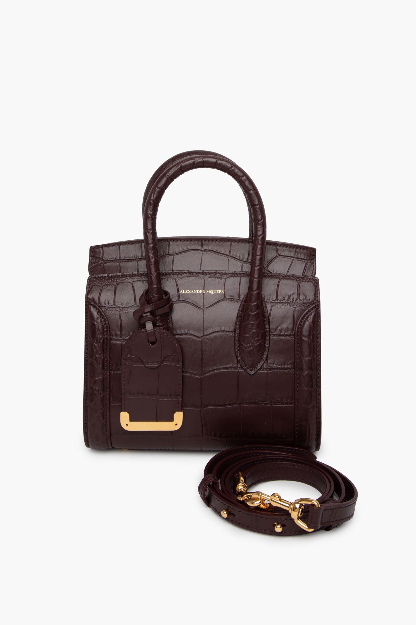Alexander McQueen Red Top Handle Bag