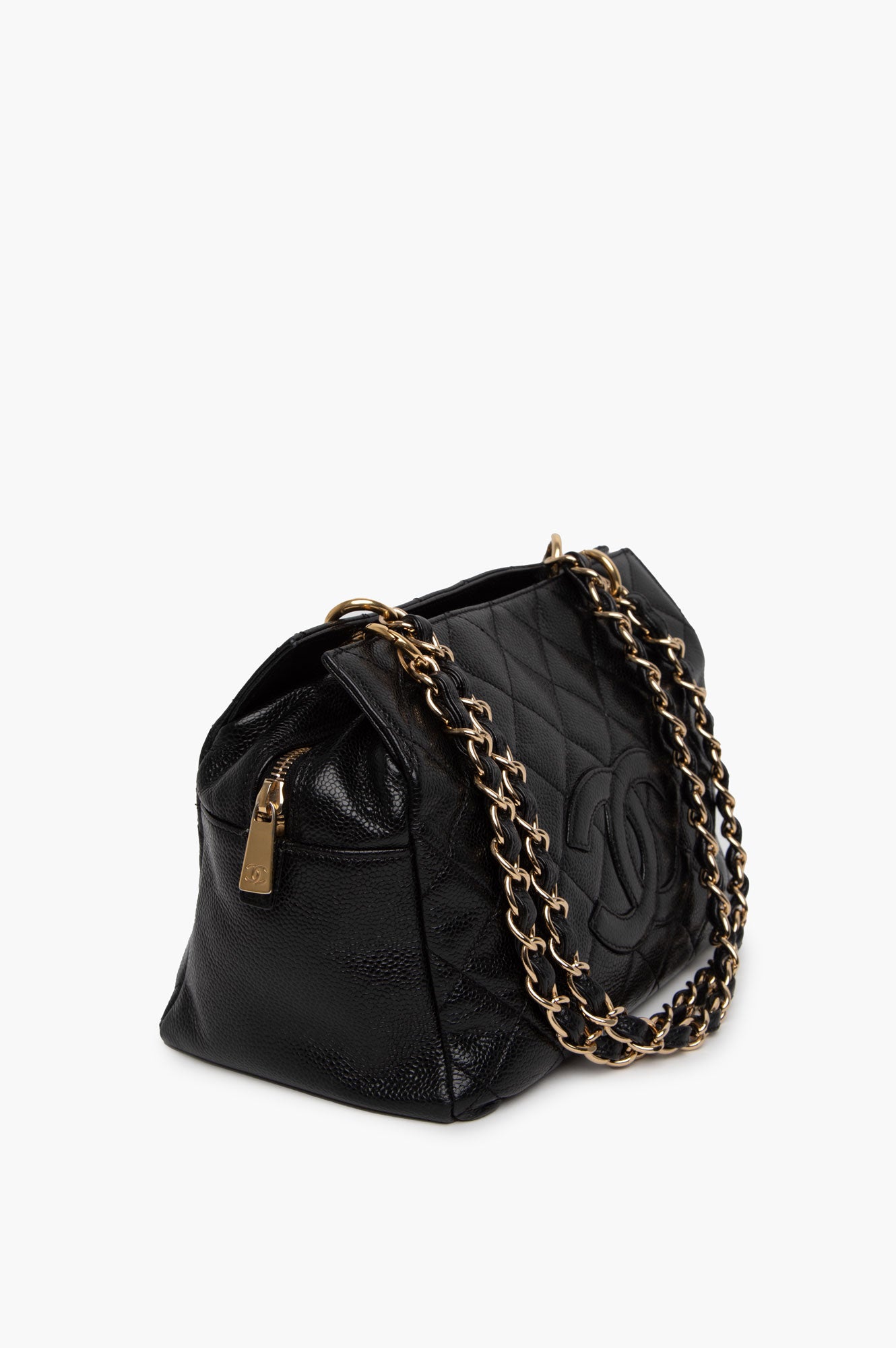 Chanel Black Petite Timeless Tote Shoulder Bag