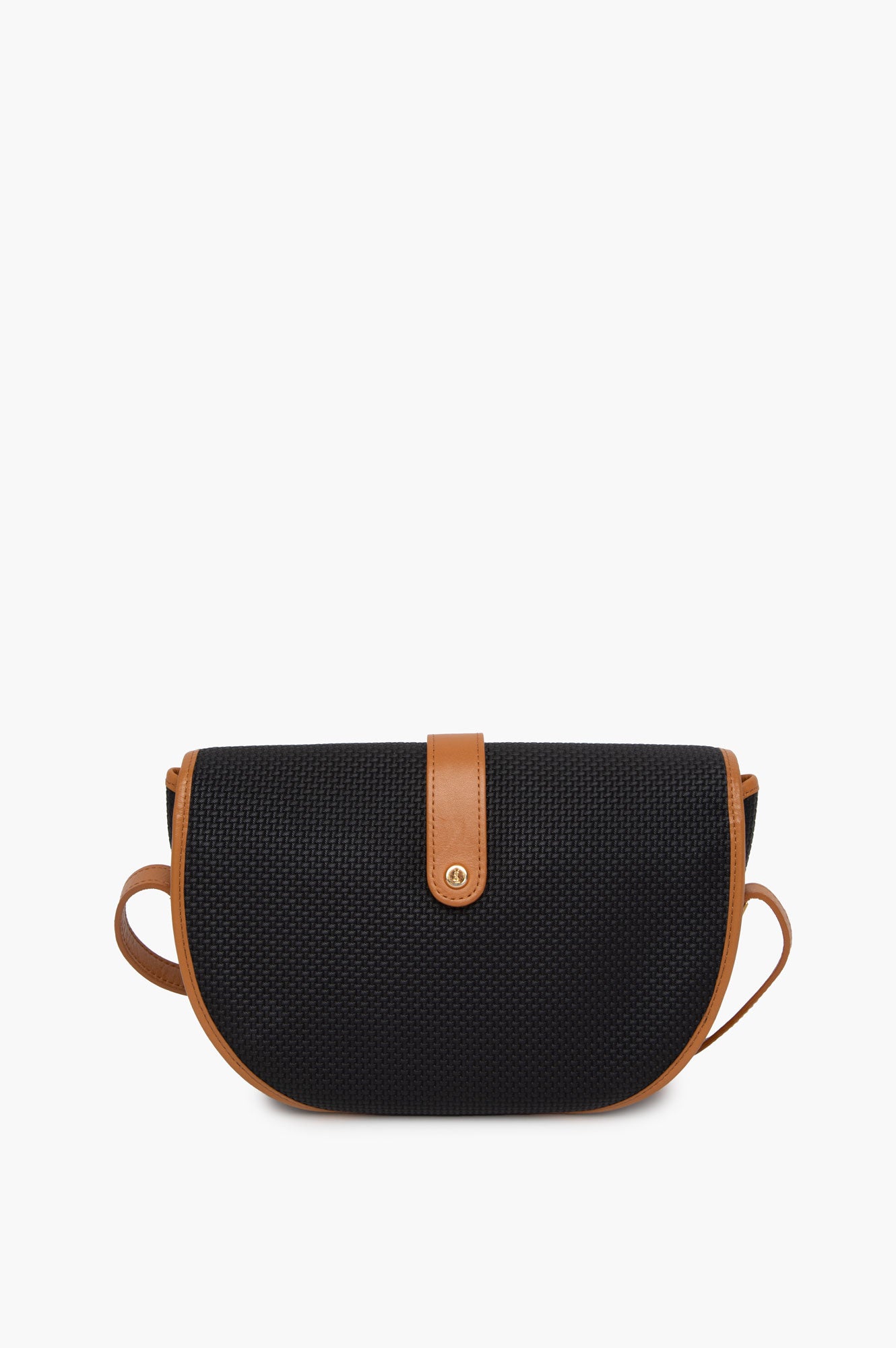 Saint Laurent Black Medium Coated Canvas Bag