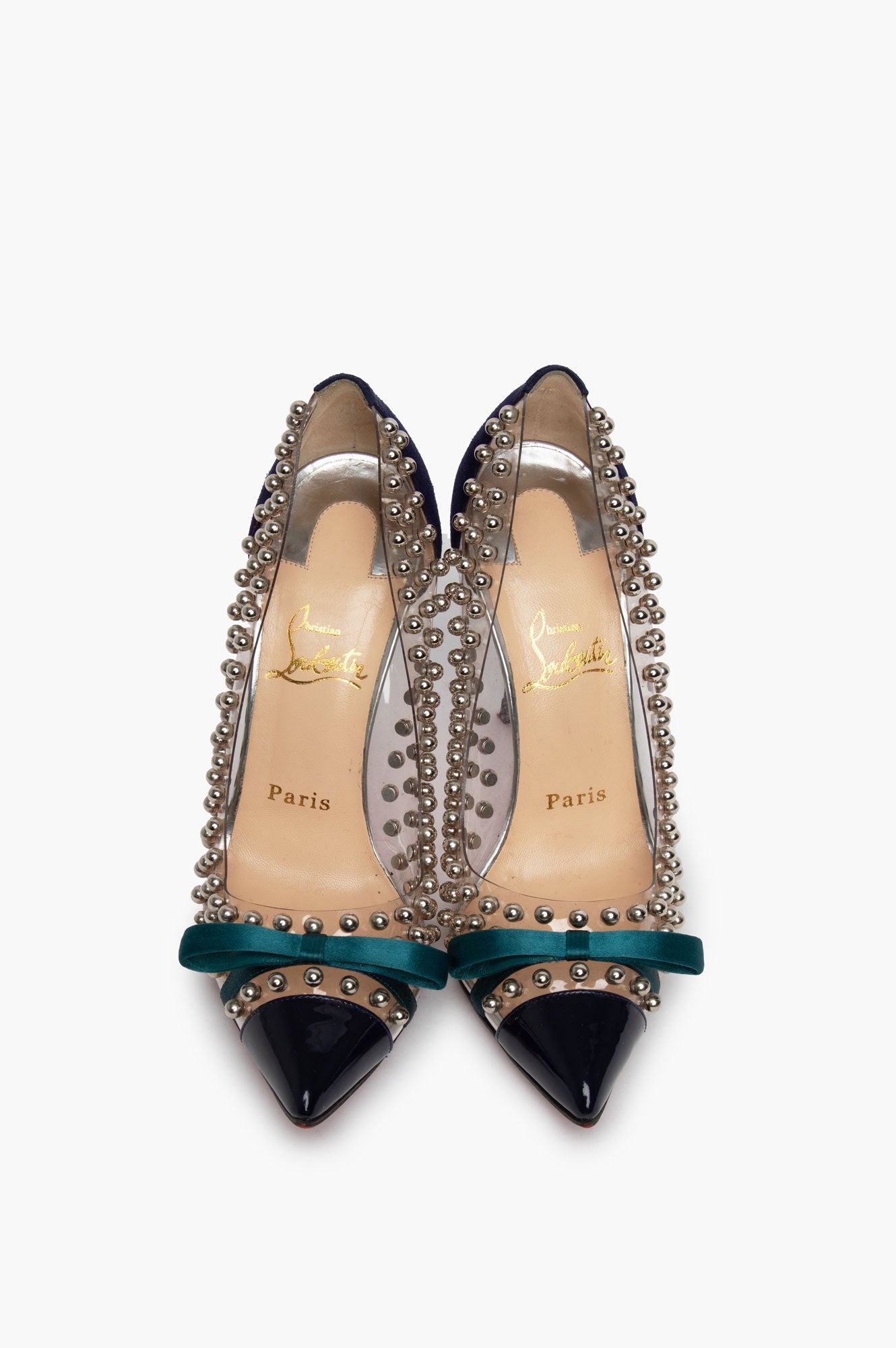 Christian Louboutin Suede Patent High Heels Size 36.5