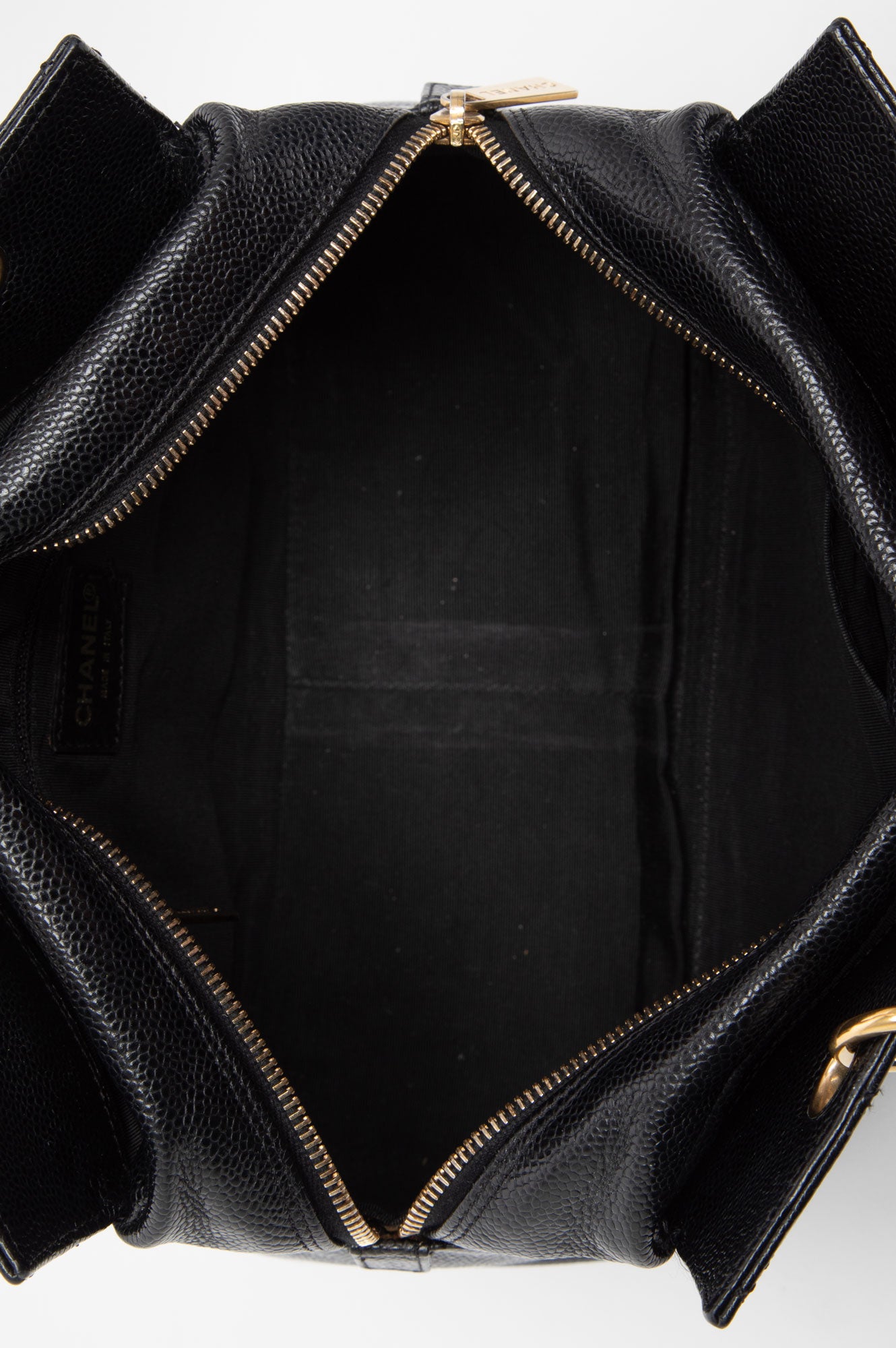 Chanel Black Petite Timeless Tote Shoulder Bag