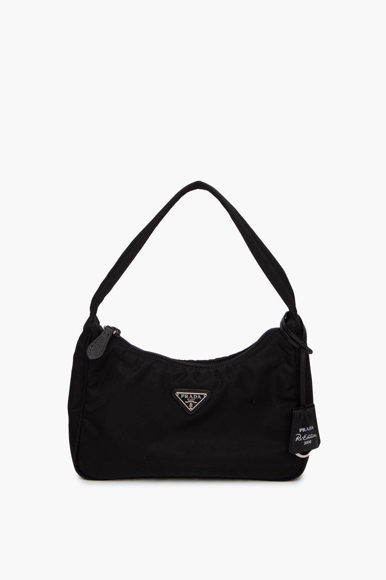 Prada Black Re-Edition 2000 Nylon Shoulder Bag