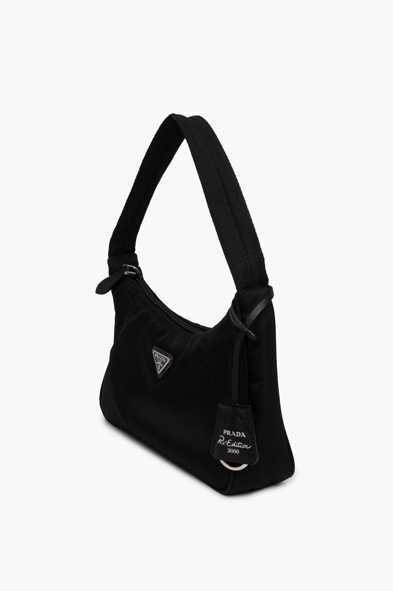 Prada Black Re-Edition 2000 Nylon Shoulder Bag