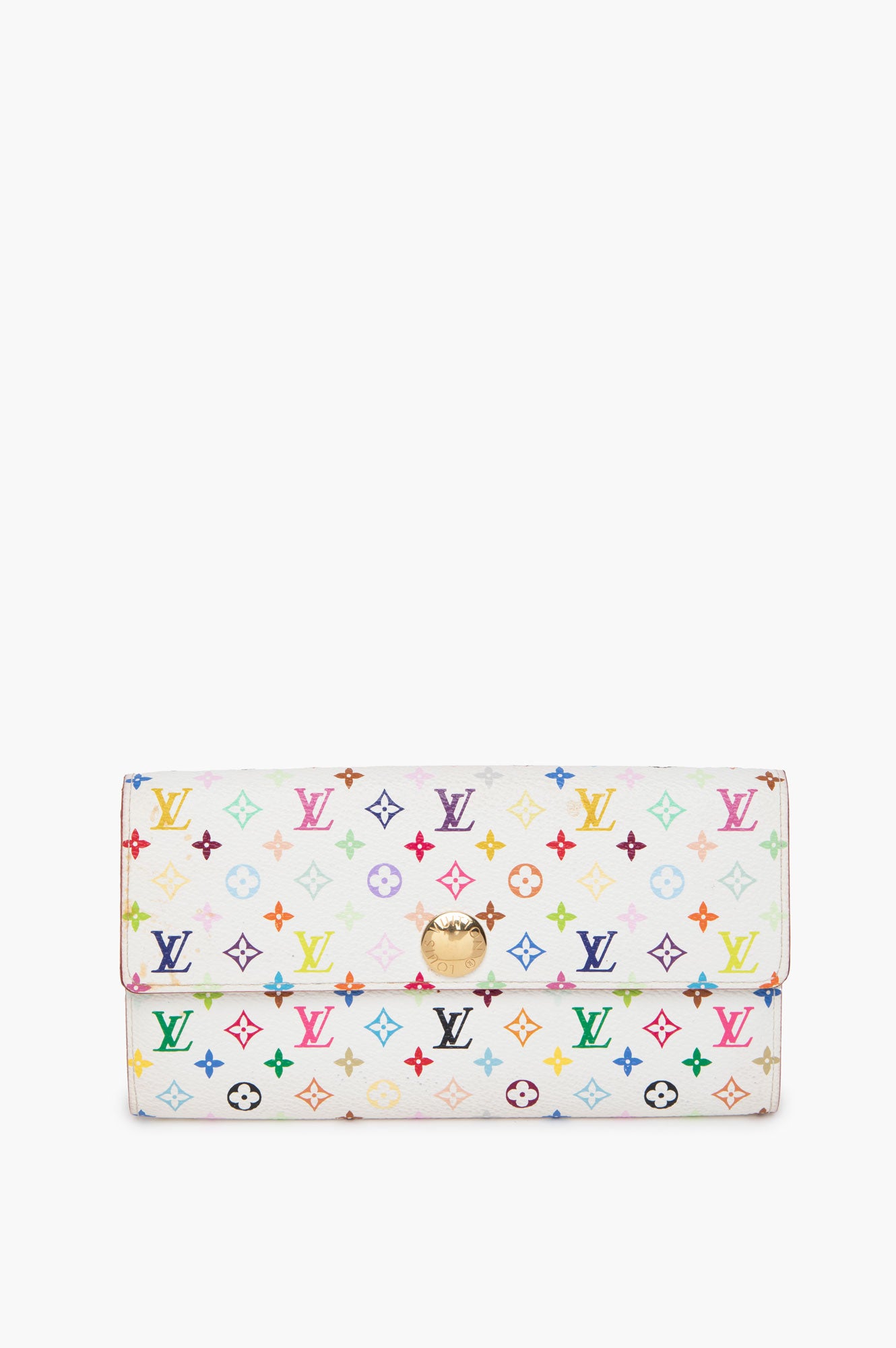 Louis Vuitton Multicolor White Wallet