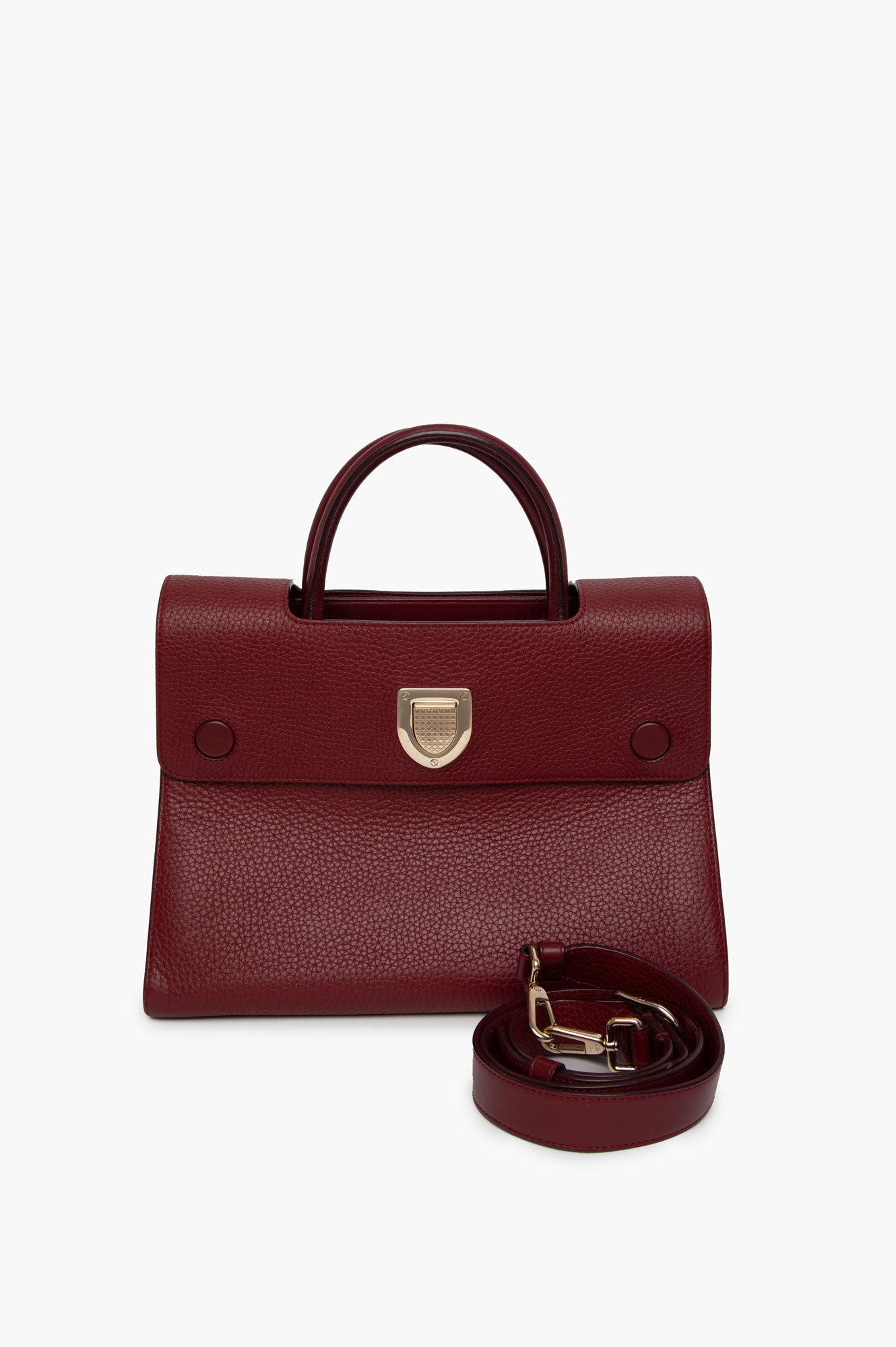 Christian Dior Red Diorever Handle Bag