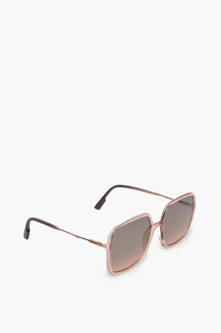 Dior Pink Square Sunglasses