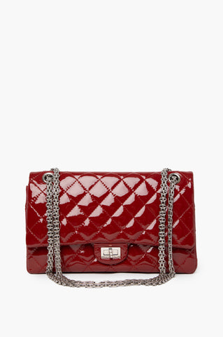 Chanel 2010 Red Patent 2.55 Reissue Double Flap 226