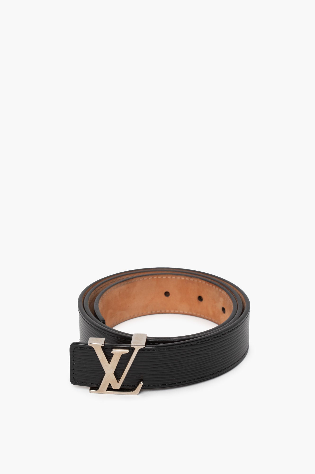 Louis Vuitton Black Epi Leather Belt 80cm