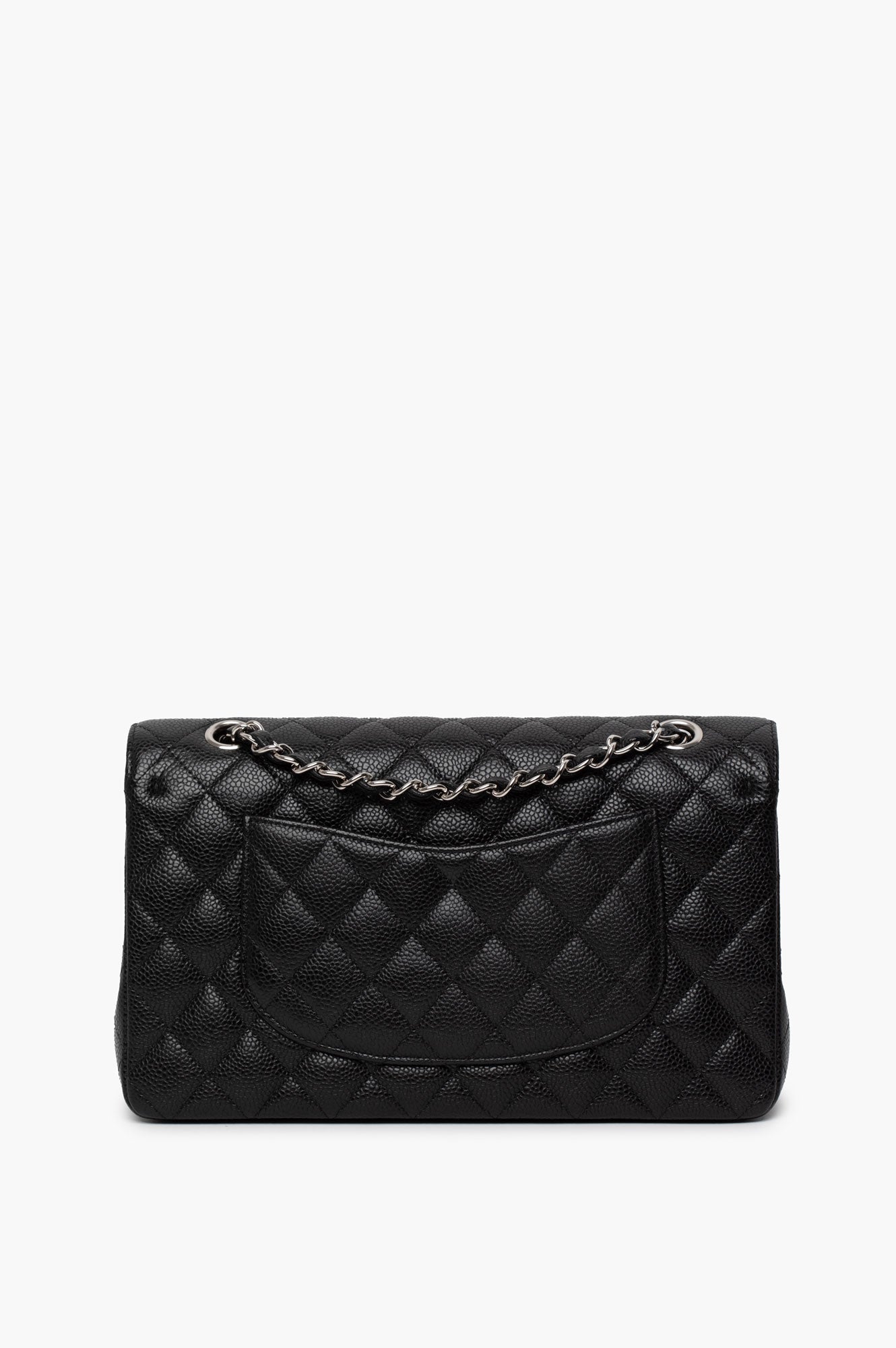 Chanel 2011 Medium Black Caviar Classic Flap Bag