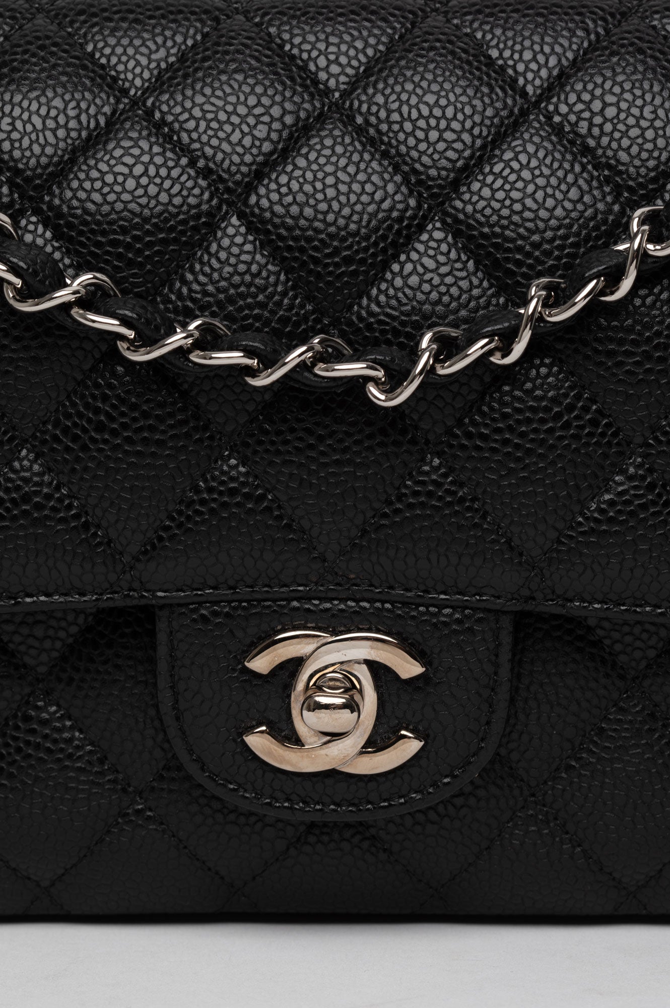 Chanel 2011 Medium Black Caviar Classic Flap Bag