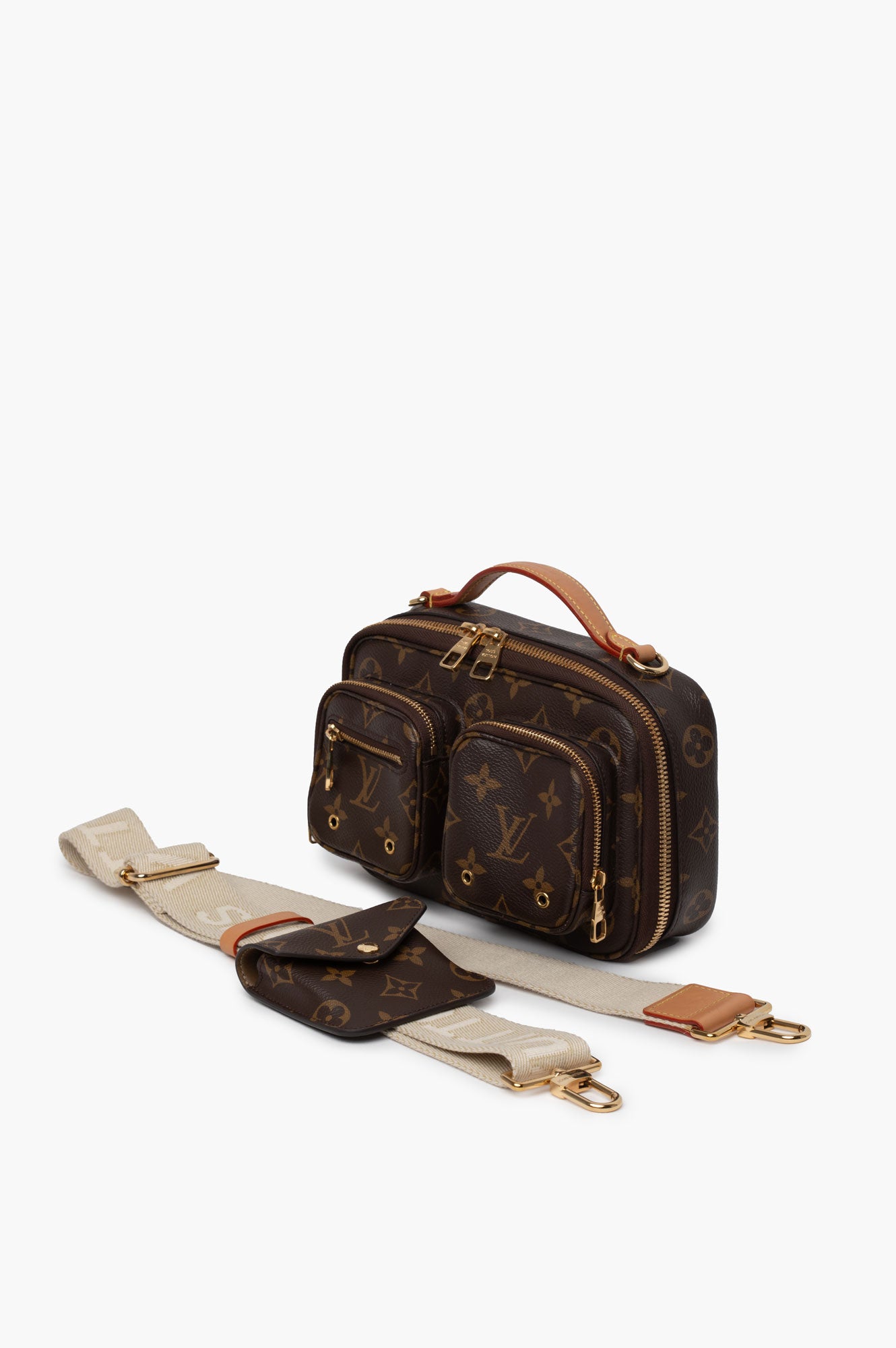 Louis Vuitton Brown Monogram Utility Bag