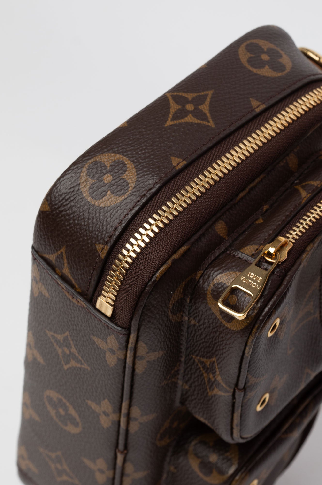 Louis Vuitton Brown Monogram Utility Bag