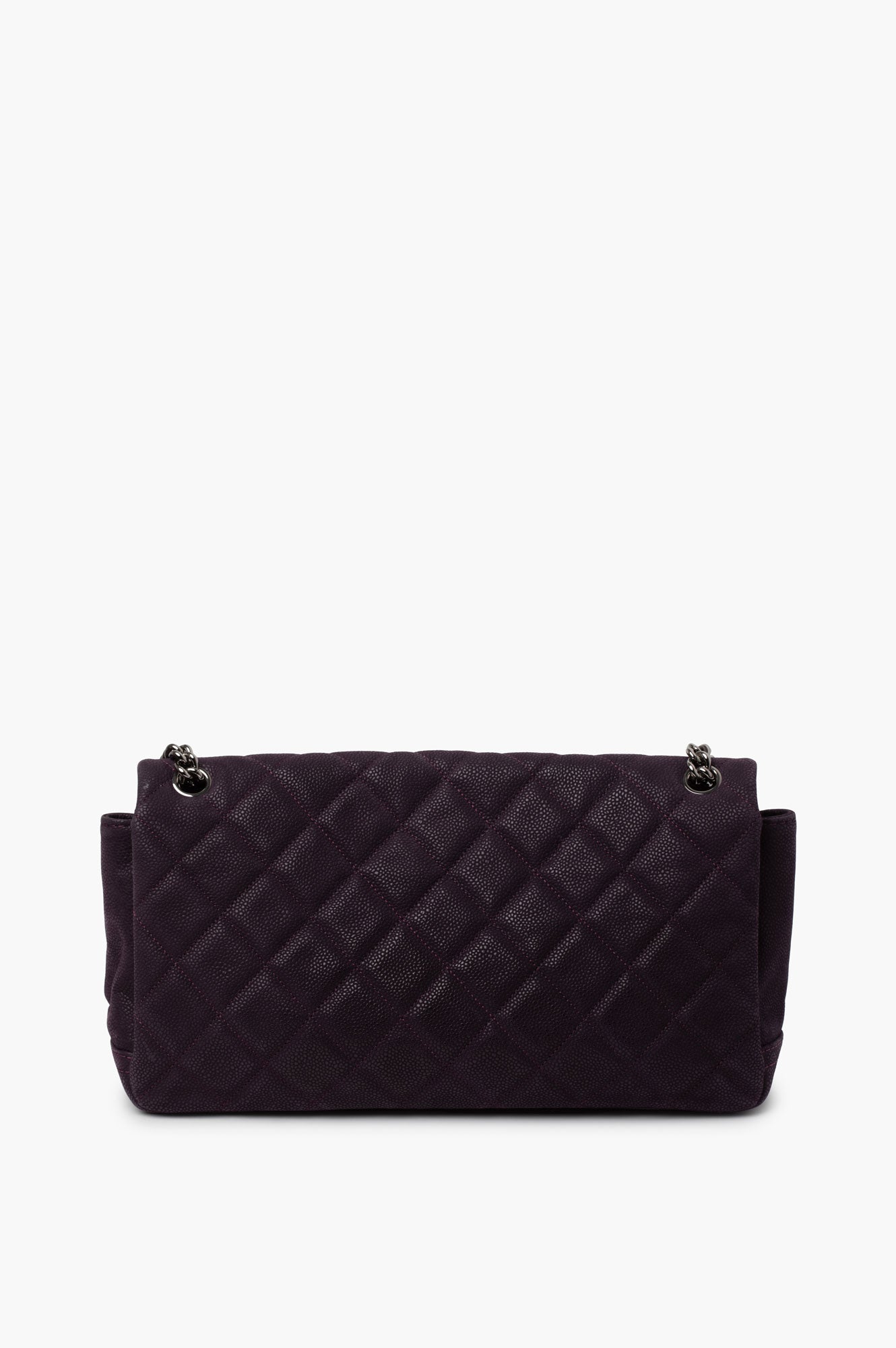 Chanel Purple Medium Pearly Flap Bag