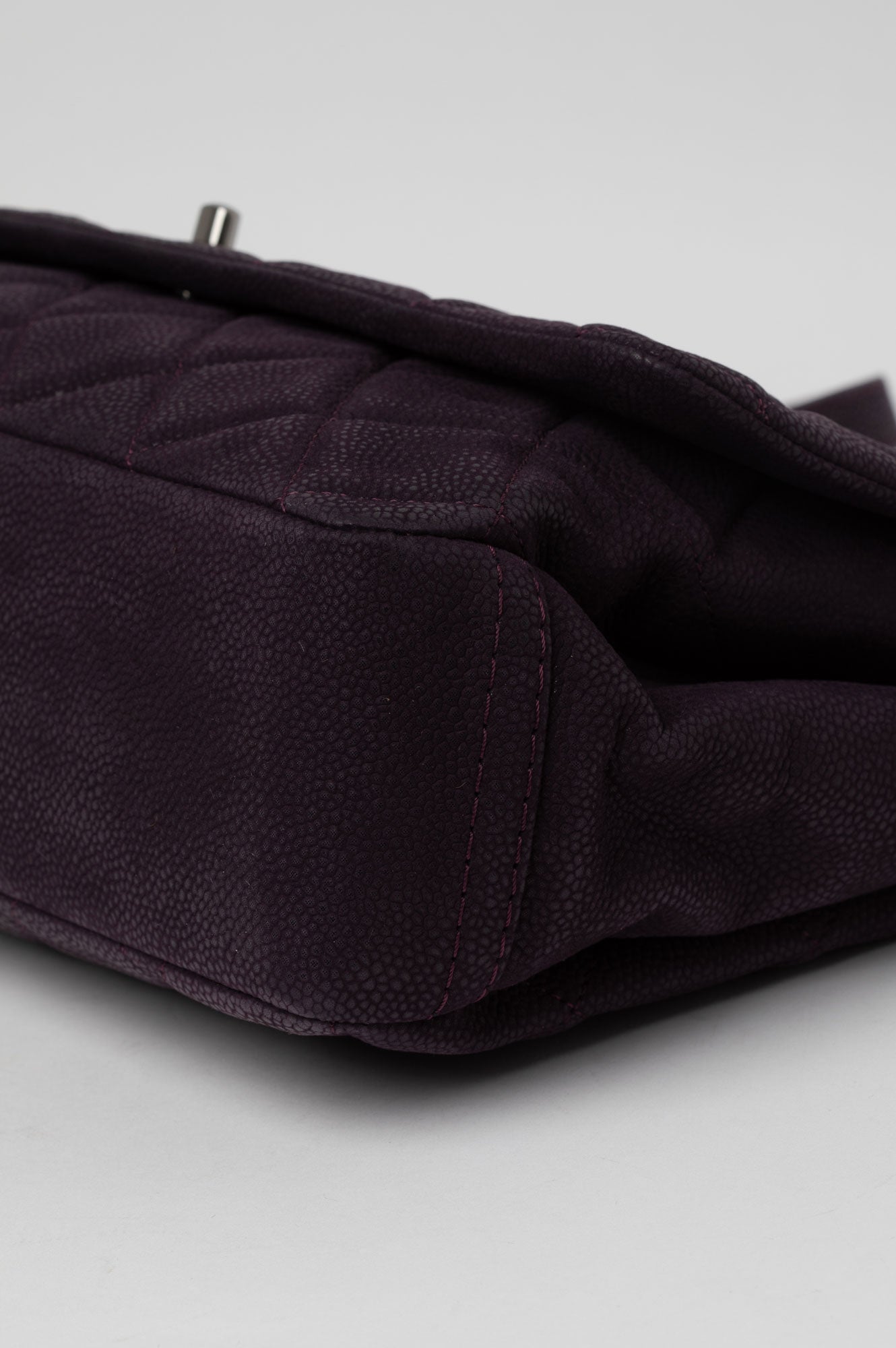 Chanel Purple Medium Pearly Flap Bag