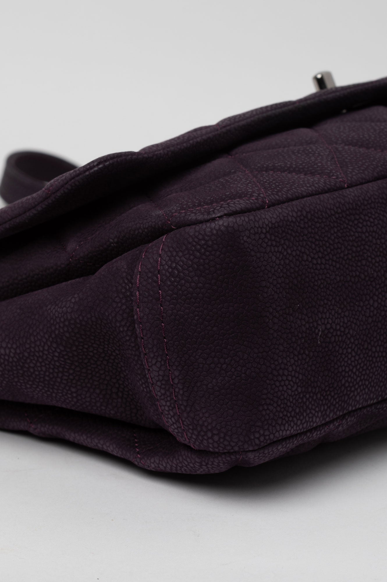 Chanel Purple Medium Pearly Flap Bag