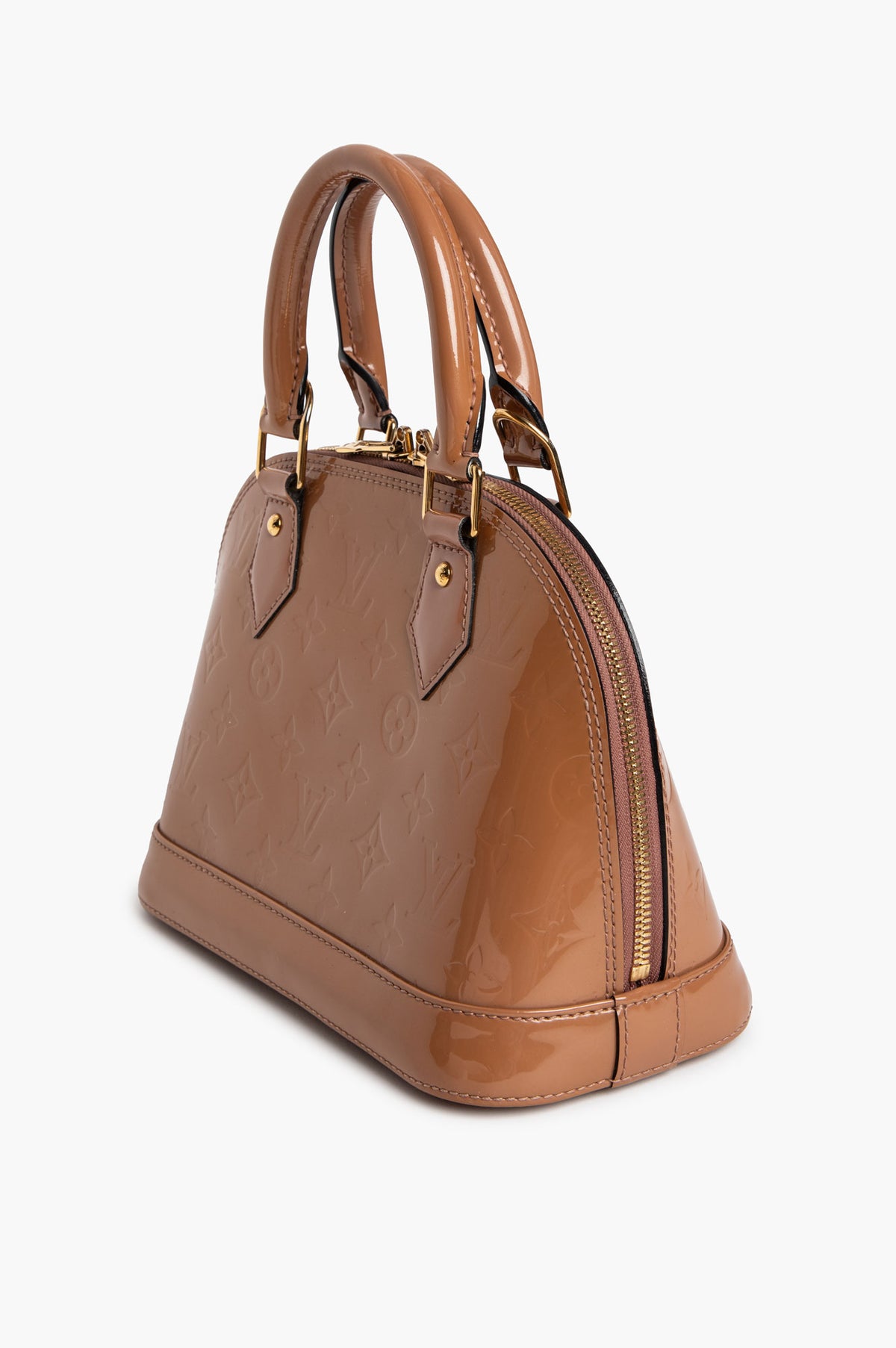 Louis Vuitton Noisette Monogram Vernis Alma BB Bag