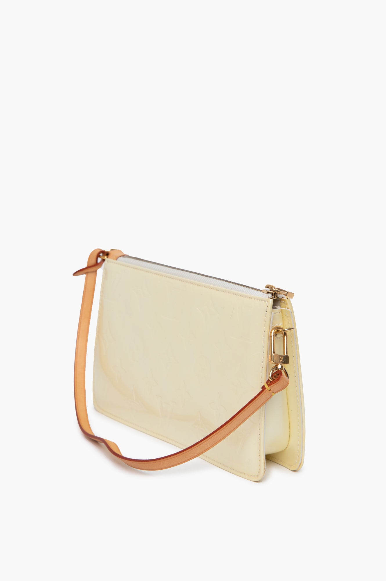 Louis Vuitton Yellow Monogram Patent Vernis Lexington Bag