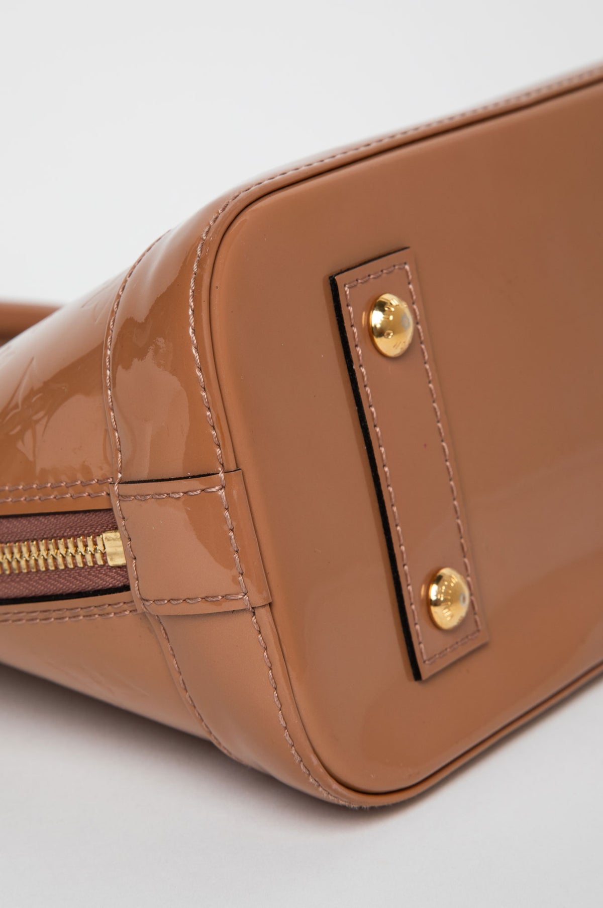 Louis Vuitton Noisette Monogram Vernis Alma BB Bag