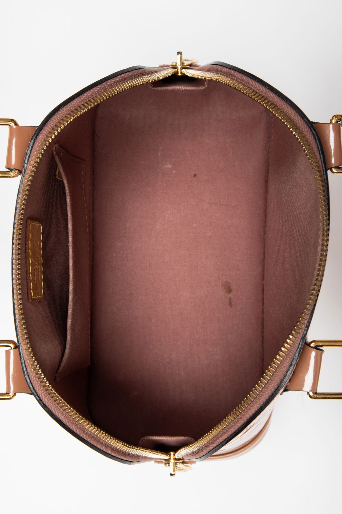 Louis Vuitton Noisette Monogram Vernis Alma BB Bag