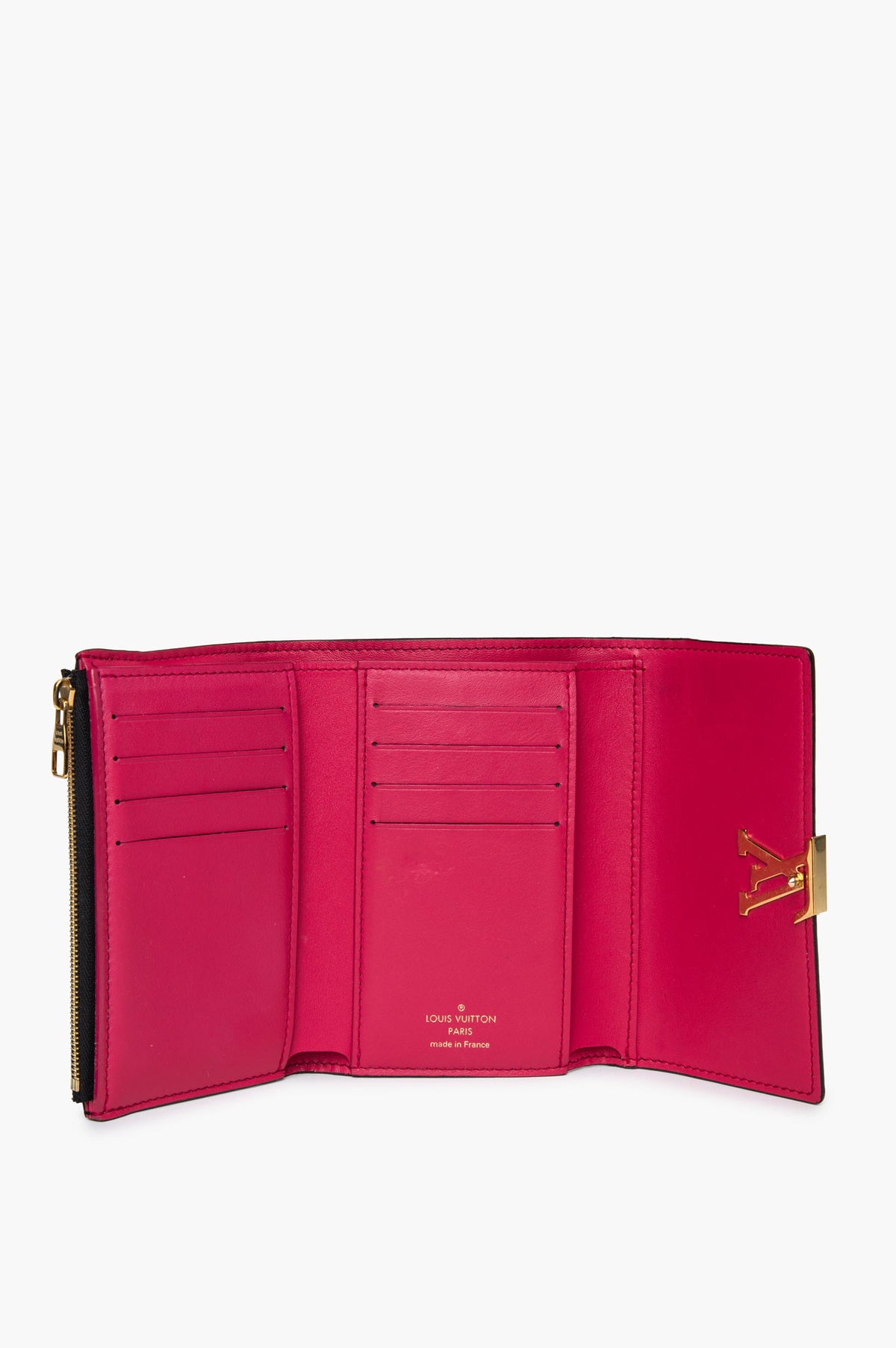 Louis Vuitton Black Capucines Compact Wallet