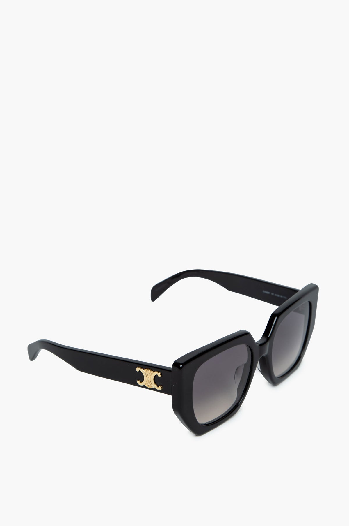 Celine Black Gradient Triomphe Butterfly Sunglasses