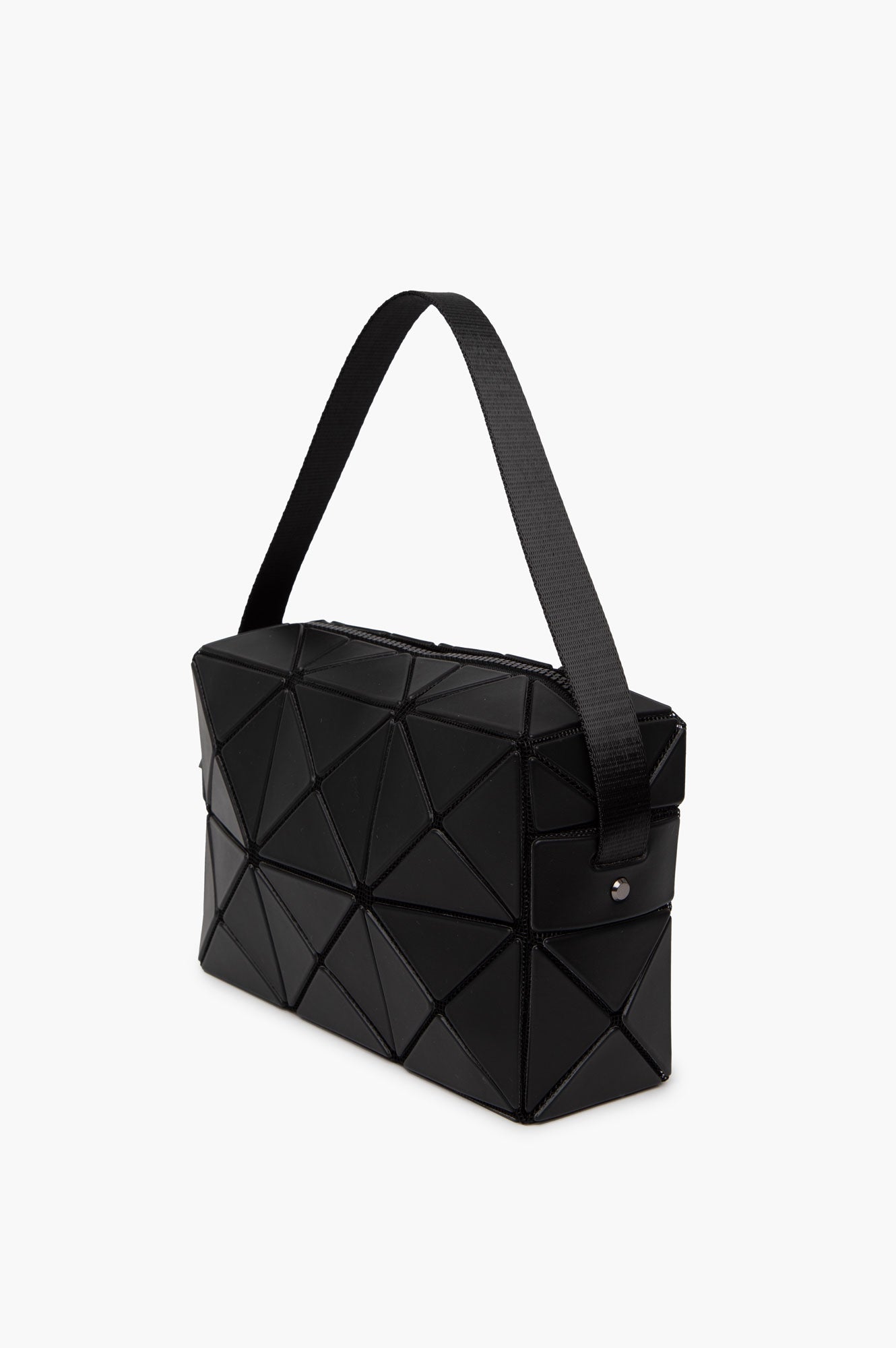 Bao Bao Issey Miyake Black Cuboid Crossbody Bag