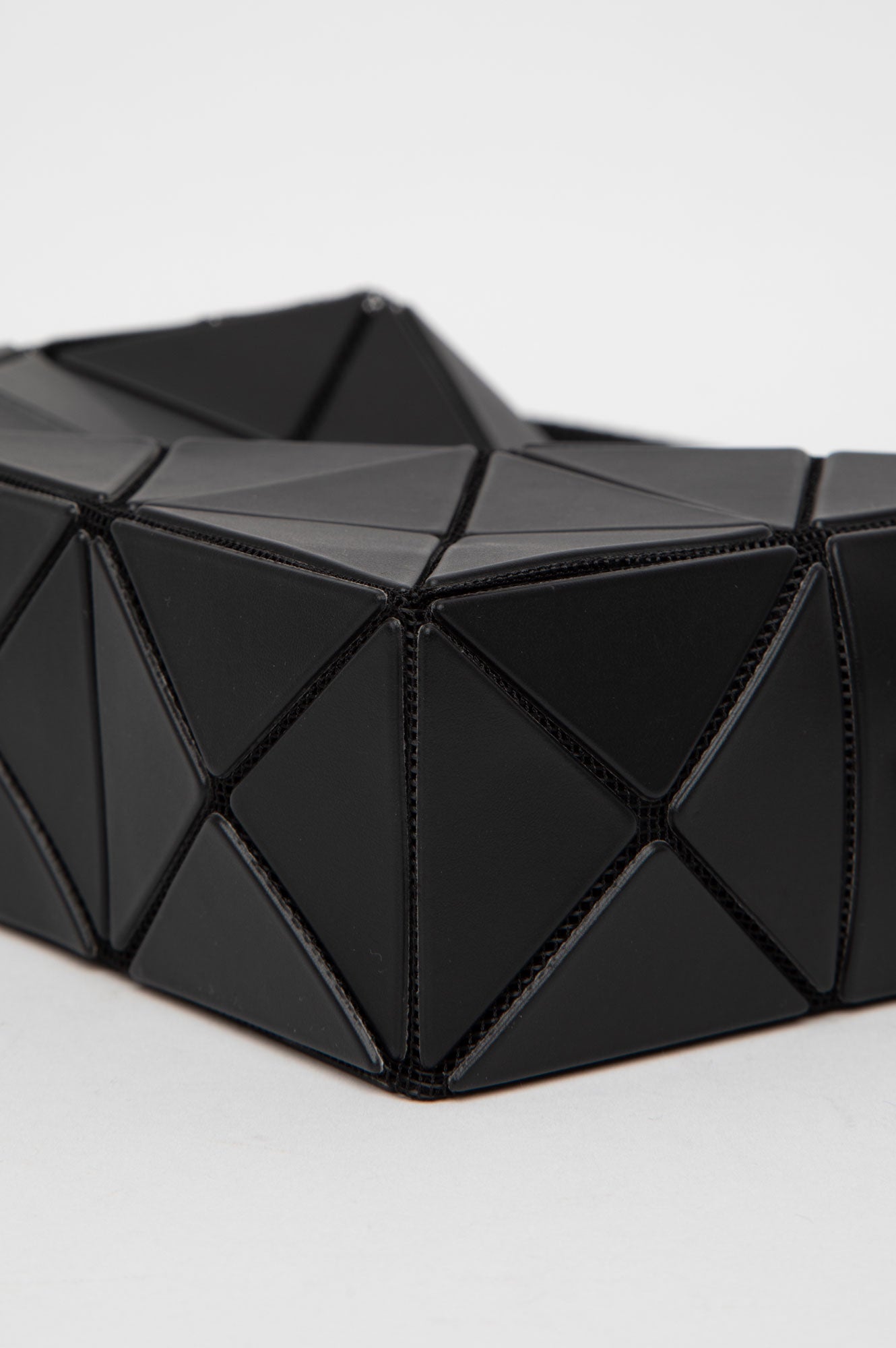 Bao Bao Issey Miyake Black Cuboid Crossbody Bag