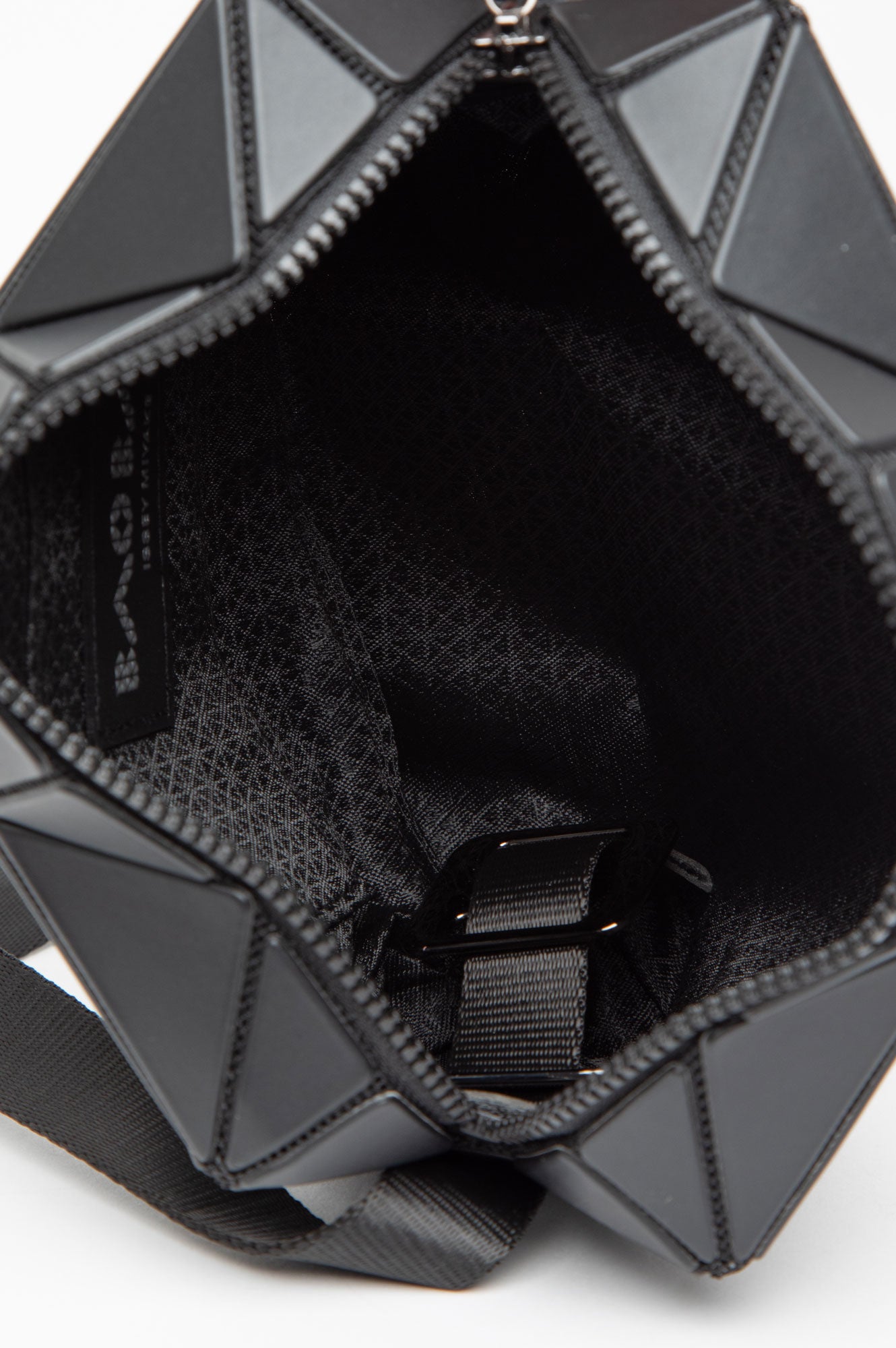 Bao Bao Issey Miyake Black Cuboid Crossbody Bag