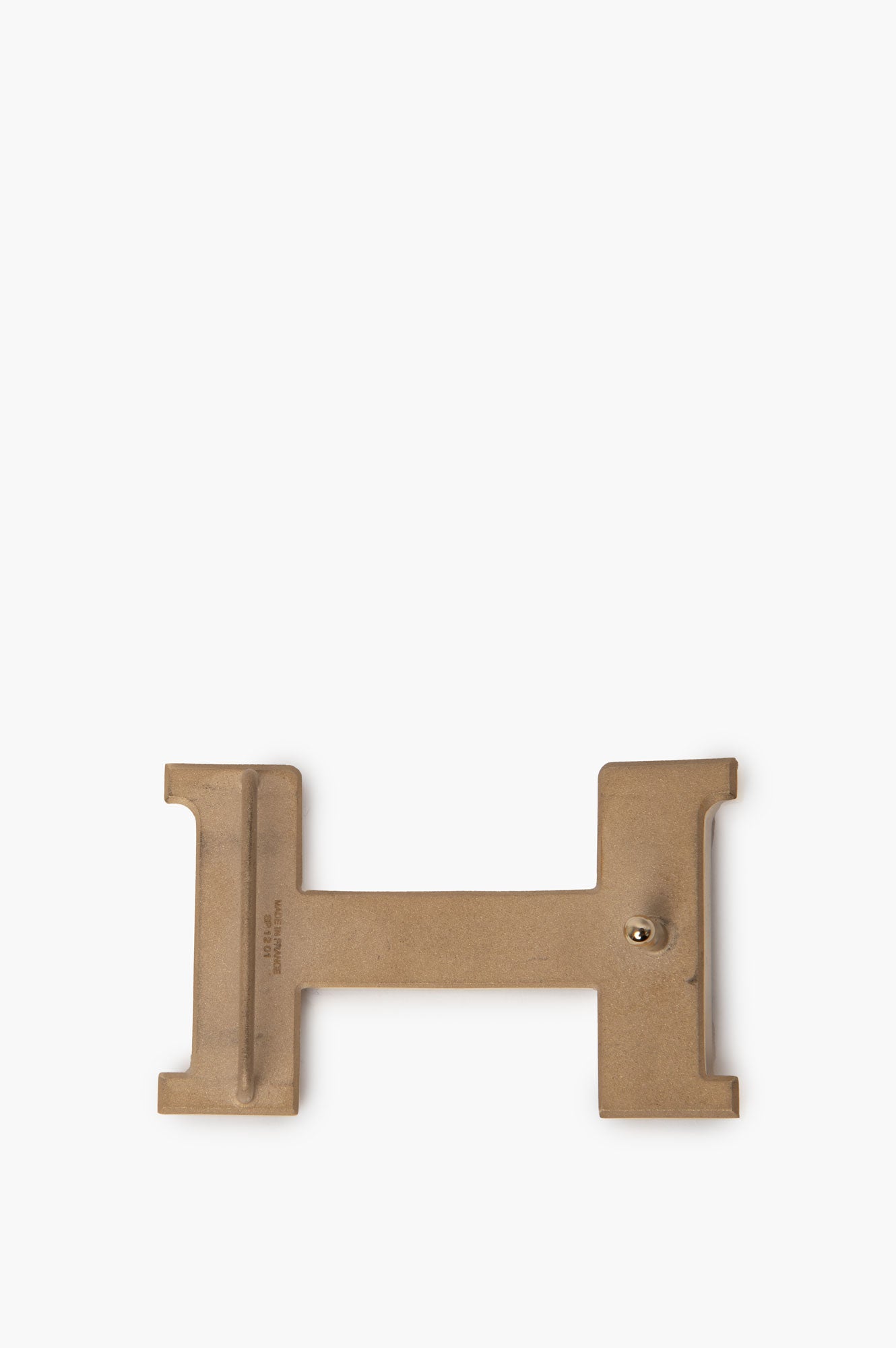 Hermes Champagne H Buckle Reversible 38 mm Belt Size 110