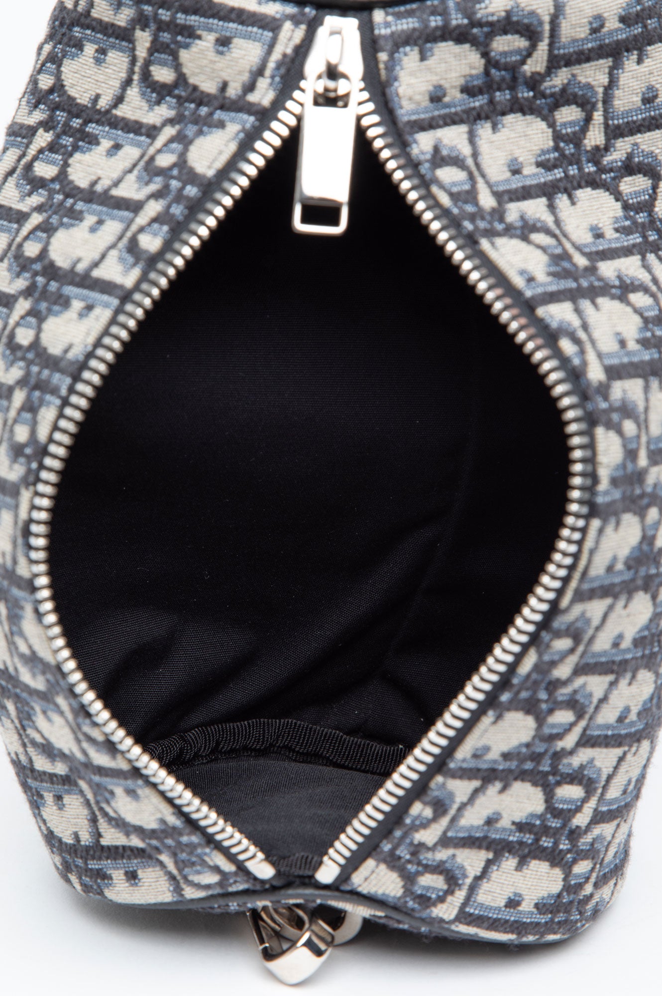 Christian Dior Navy Blue Oblique Roller Bag