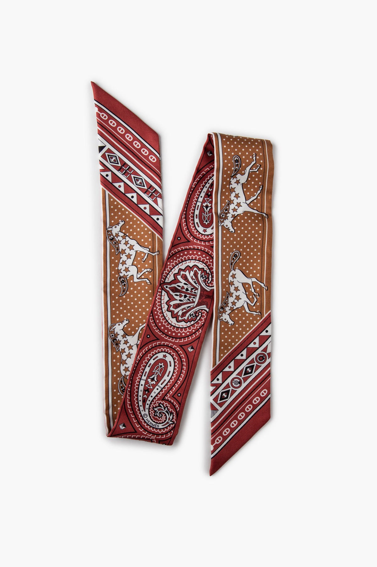 Hermès Cheval de Coeur Bandana Twilly
