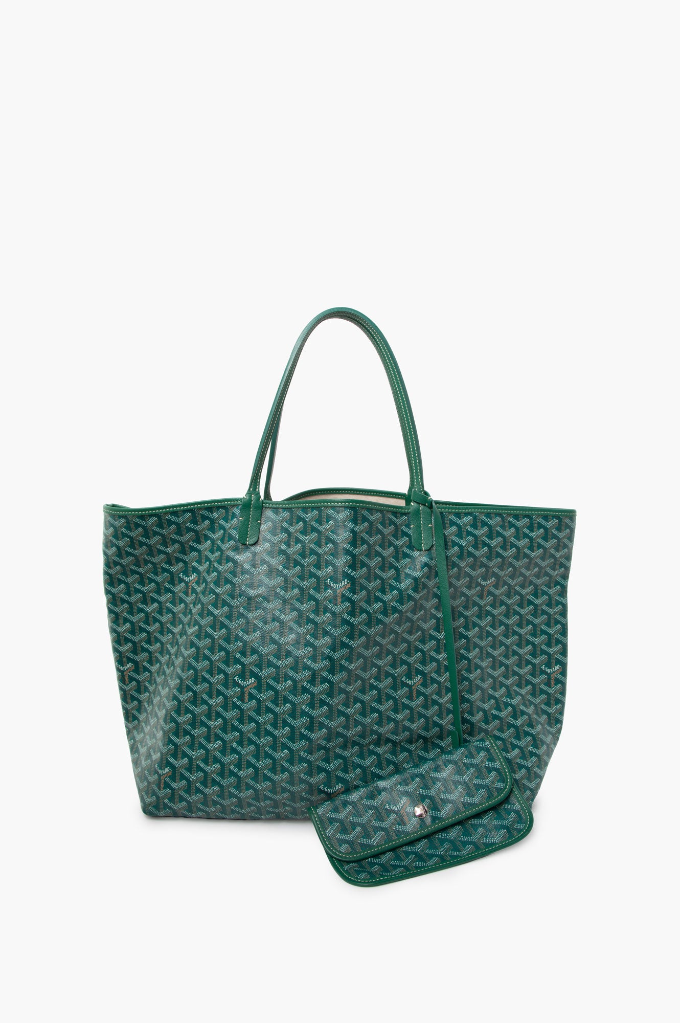 Goyard St Louis Green GM with Pouch