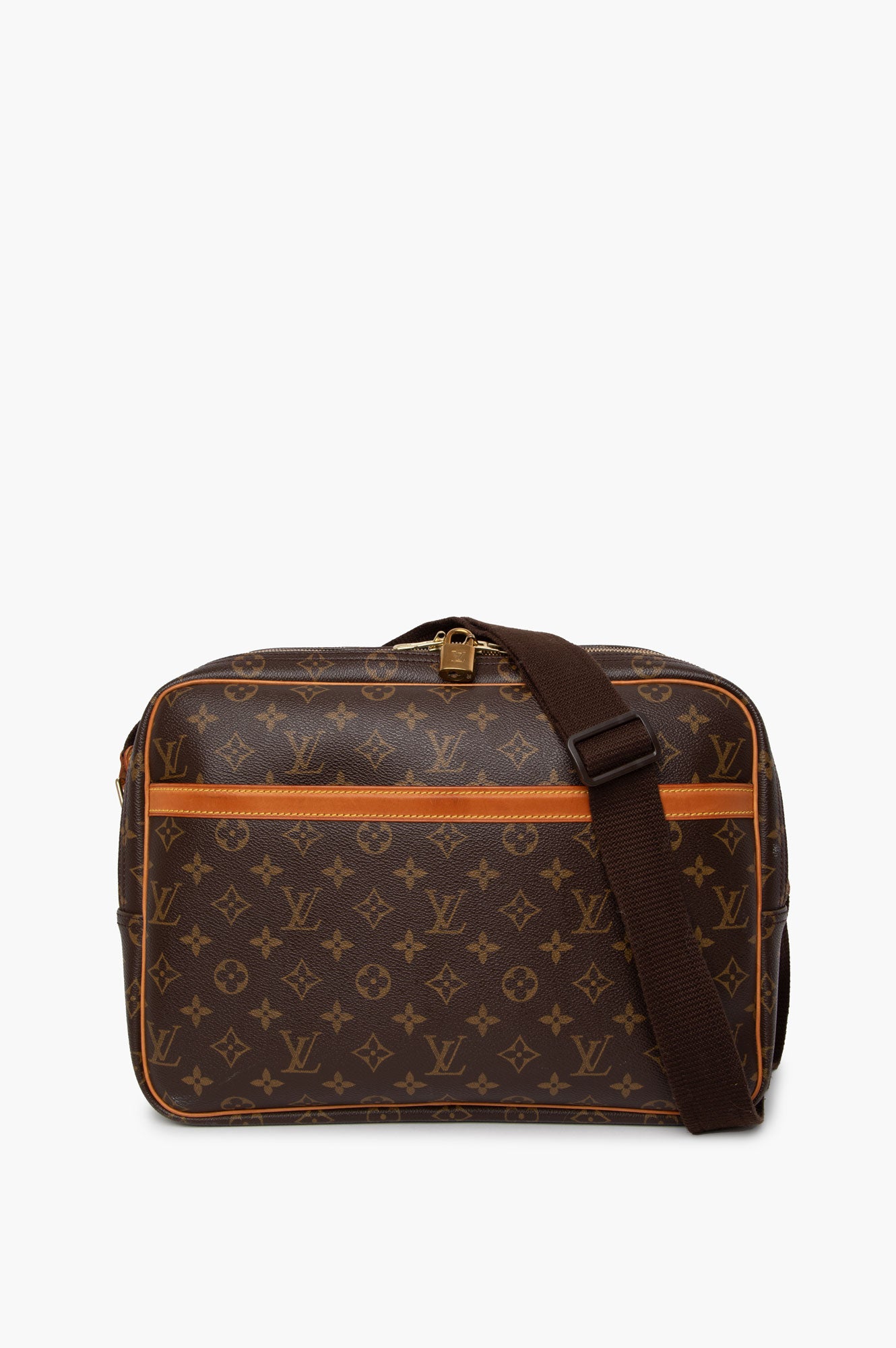 Louis Vuitton Brown Monogram Repoter GM Bag