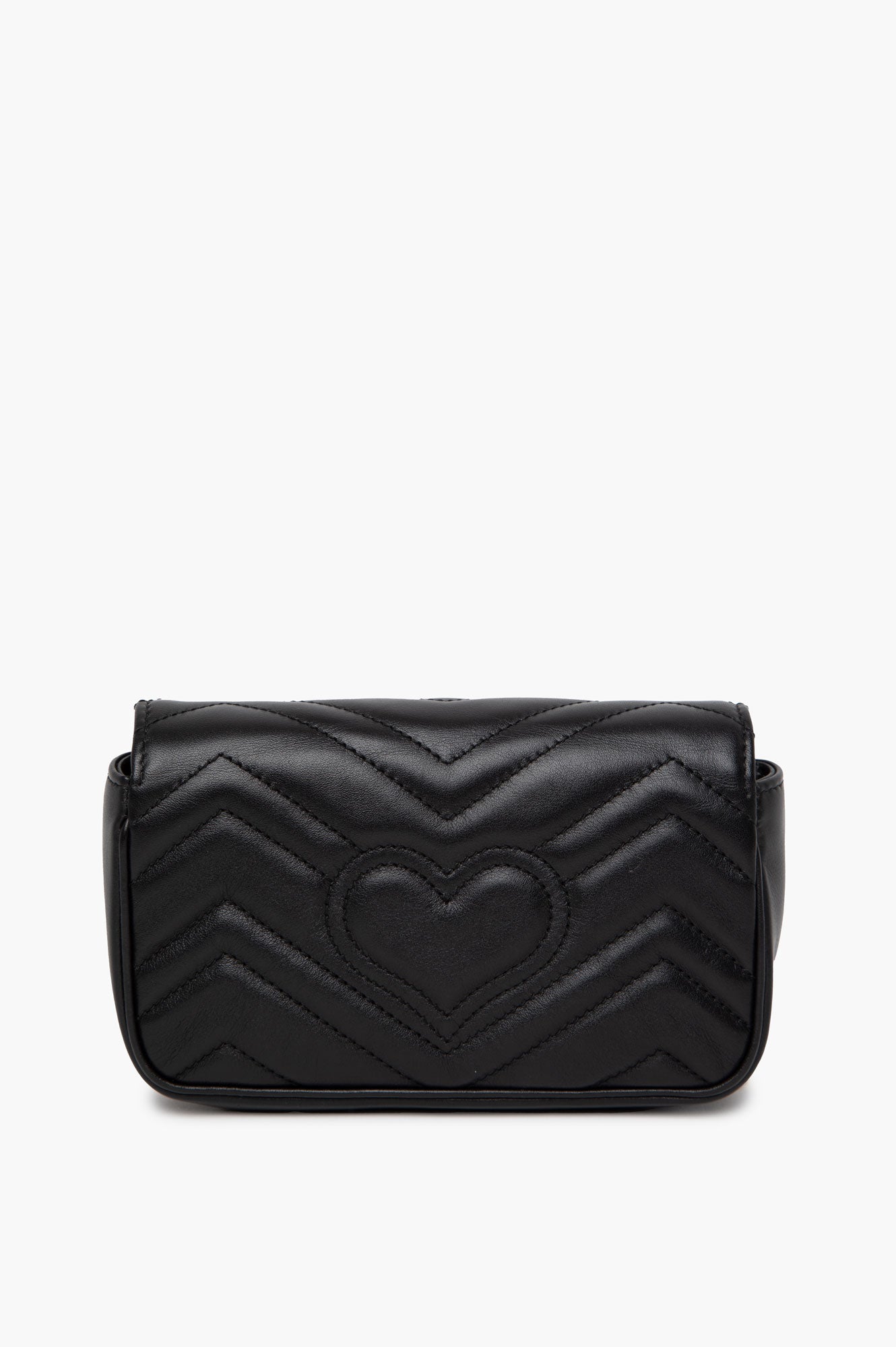 Gucci Black GG Marmont Super Mini Bag