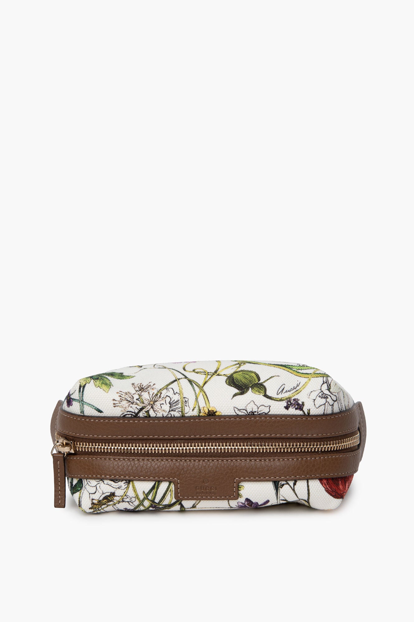 Gucci White Infinity Flora Cosmetic Pouch