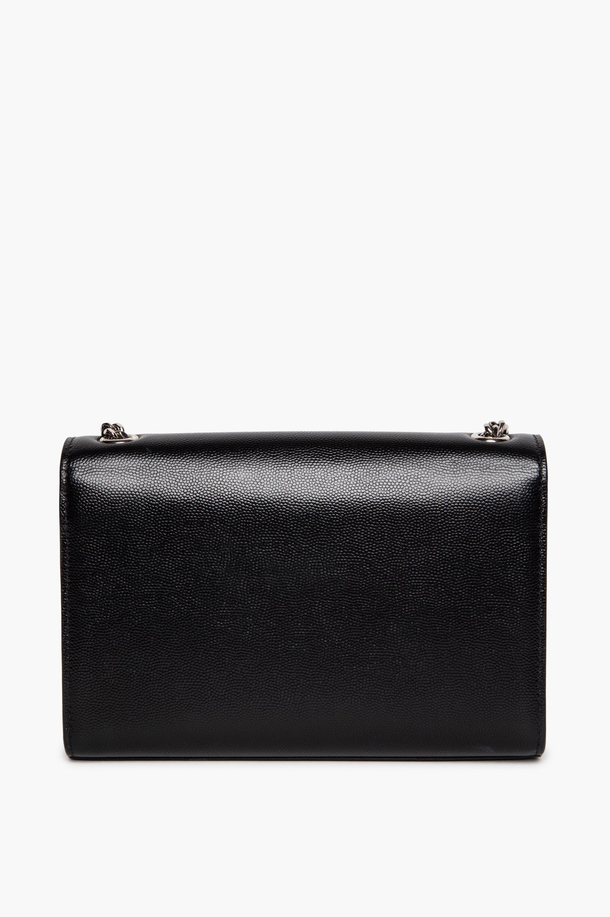 Saint Laurent Black Grain de Poudre Kate Tassel Bag