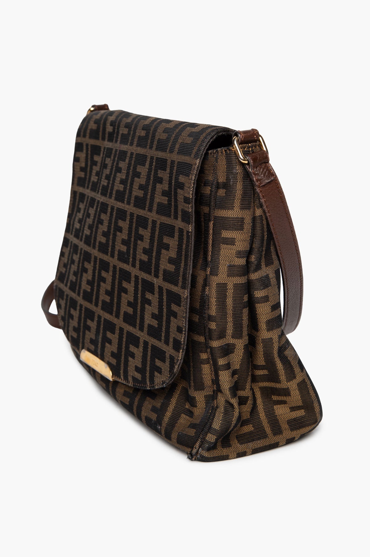 Fendi Tobacco Zucca Messanger Bag