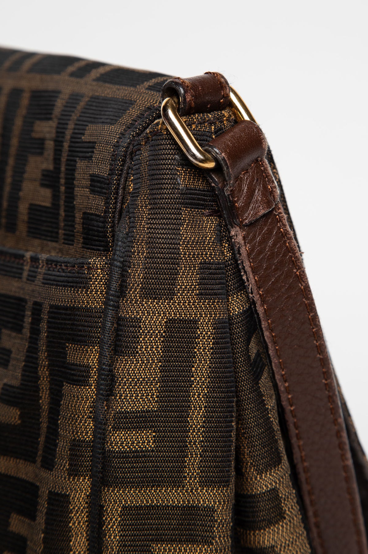 Fendi Tobacco Zucca Messanger Bag