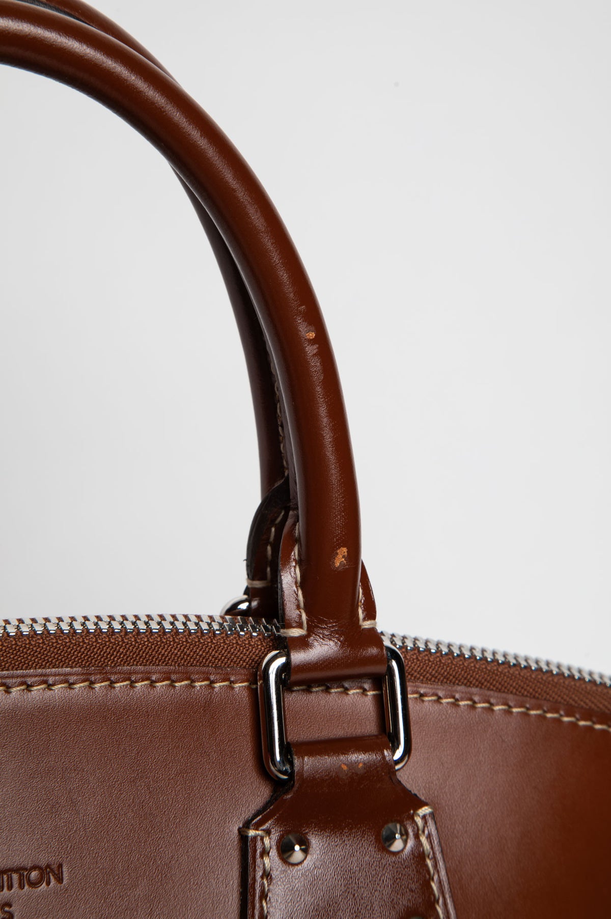Louis Vuitton Brown Suhali Lockit MM Bag