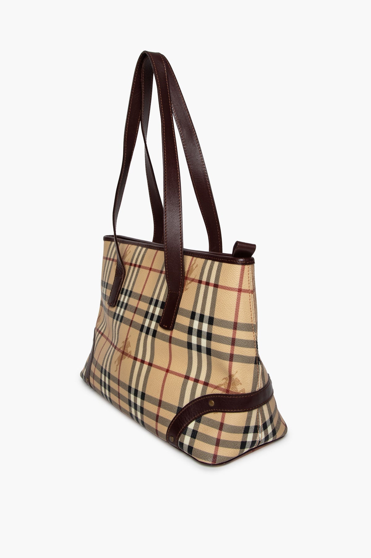 Burberry Haymarket Check Tote Bag