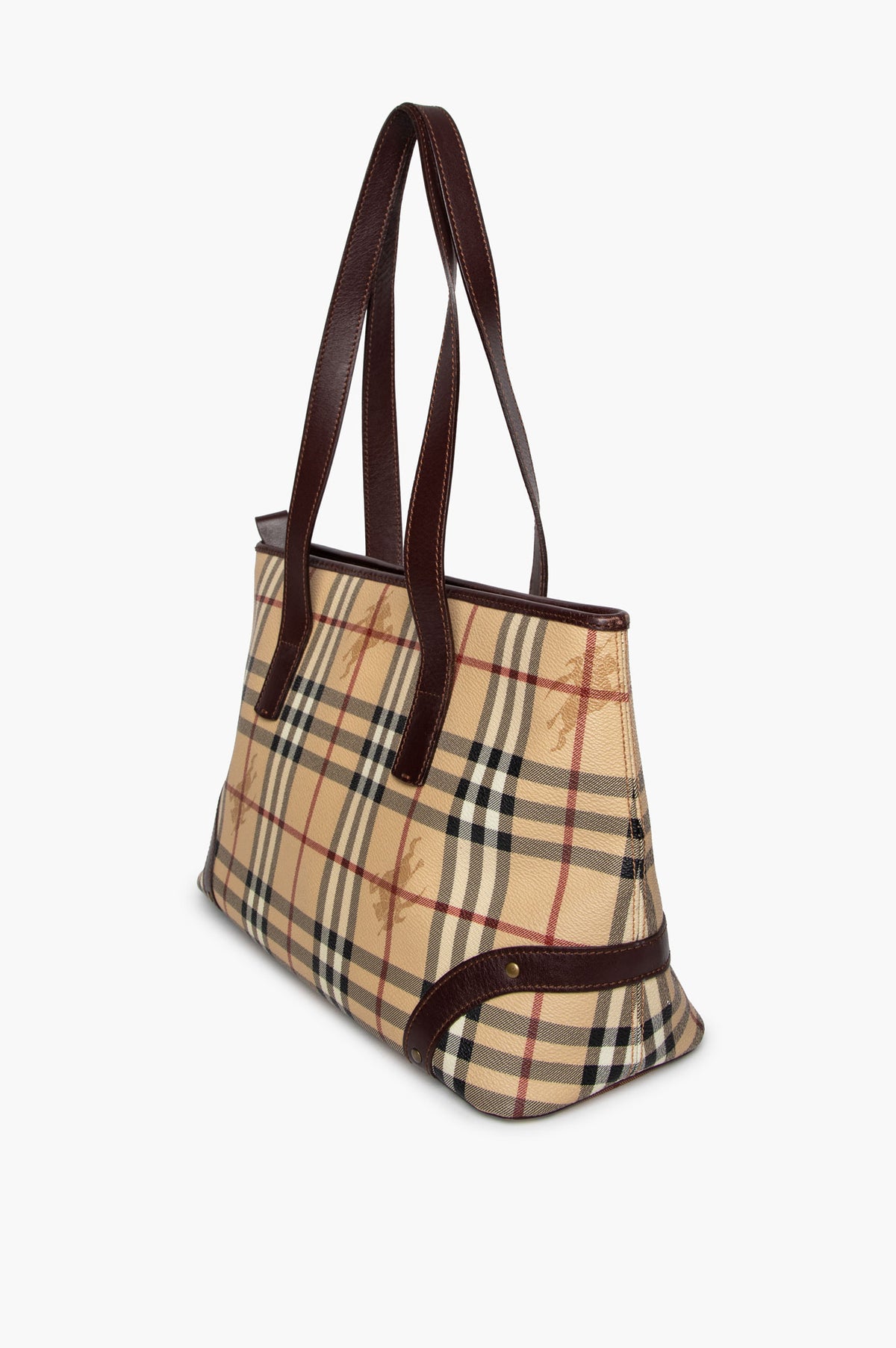 Burberry Haymarket Check Tote Bag