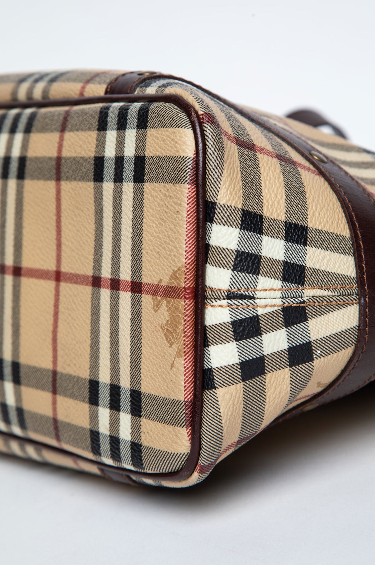 Burberry Haymarket Check Tote Bag