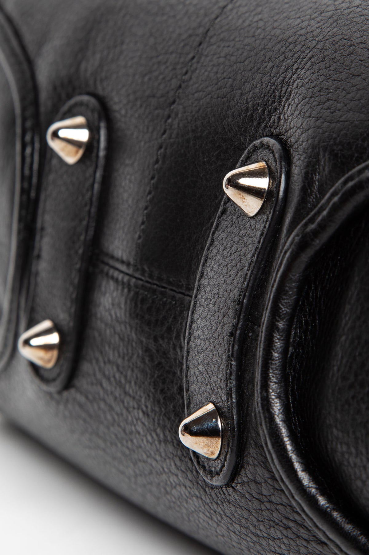 Christian Dior Black Leather 61 Hobo Tote