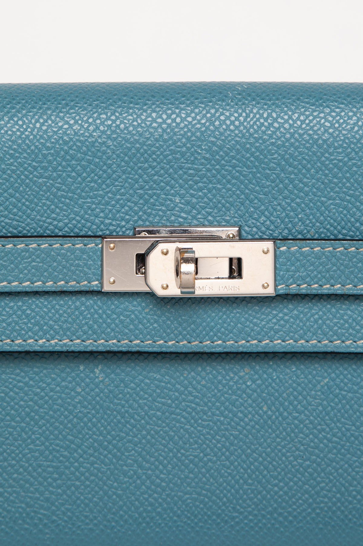 Hermès Blue Jean Epsom Leather Kelly Wallet