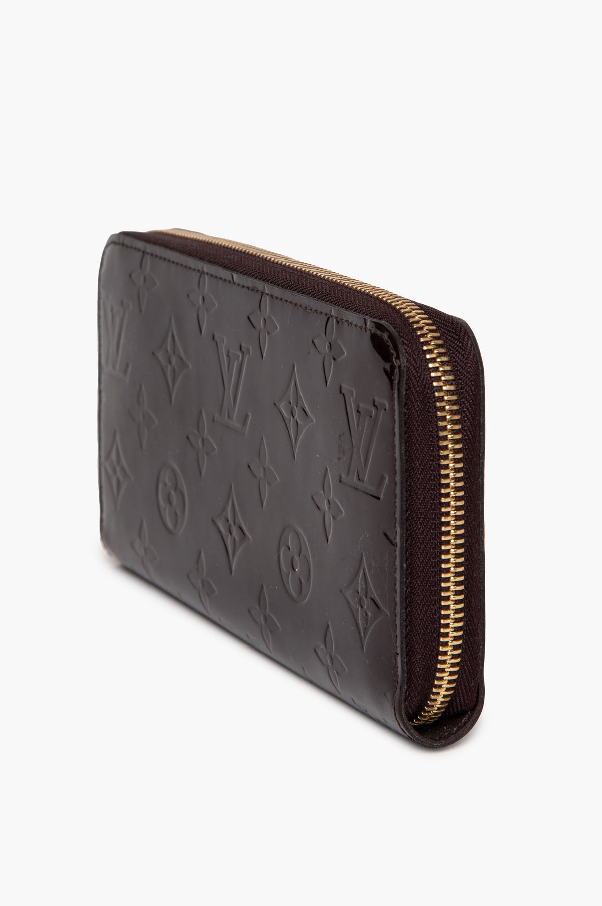Louis Vuitton Amarante Monogram Vernis Zippy Wallet