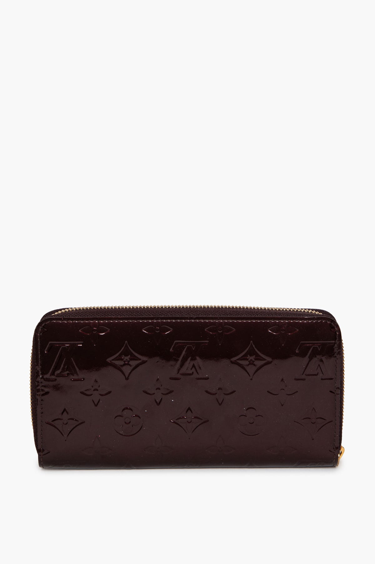 Louis Vuitton Amarante Monogram Vernis Zippy Wallet